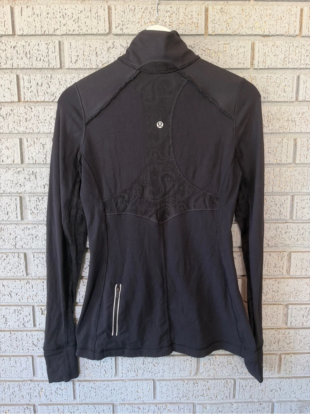 Lululemon Star Runner Long-Sleeve Black Half-Zip Athletic Top
